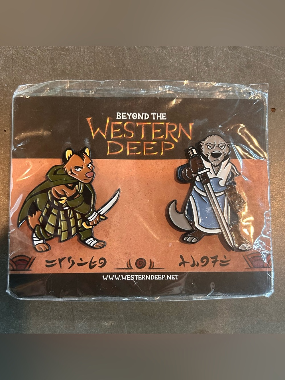 Beyond the Western Deep Enamel Pin Set 2 - Ewrin & Tobias NEW